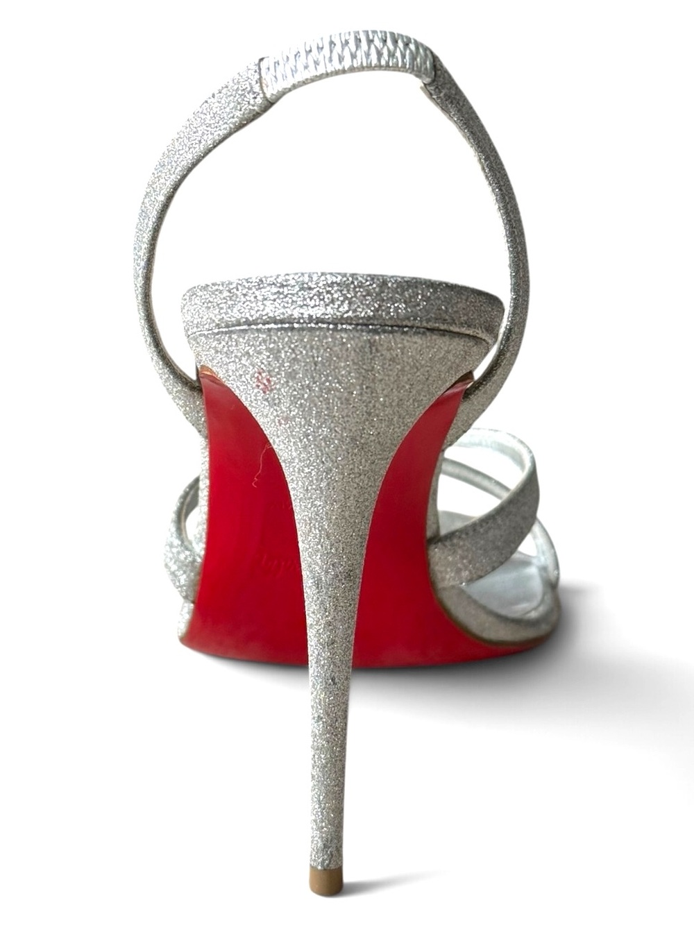 Christian Louboutin Emilie 100 Slingback Sandals - Picture 8 of 12